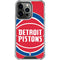 NBA Detroit Pistons Large Logo iPhone 16 Pro Clear Case